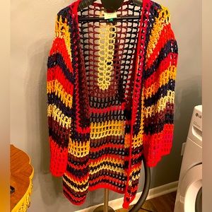 Farm rio colorful sweater cardigan